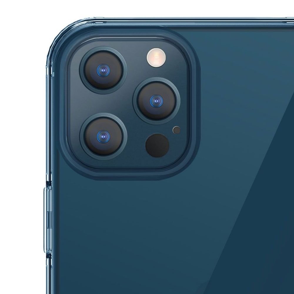 Picture of Apple iPhone 12 Pro Max 6.7 Case | Uniq Air Fender Slim Ultra Light Flex Soft Drop Protection Case for iPhone 12 Pro Max 6.7 (Blue)