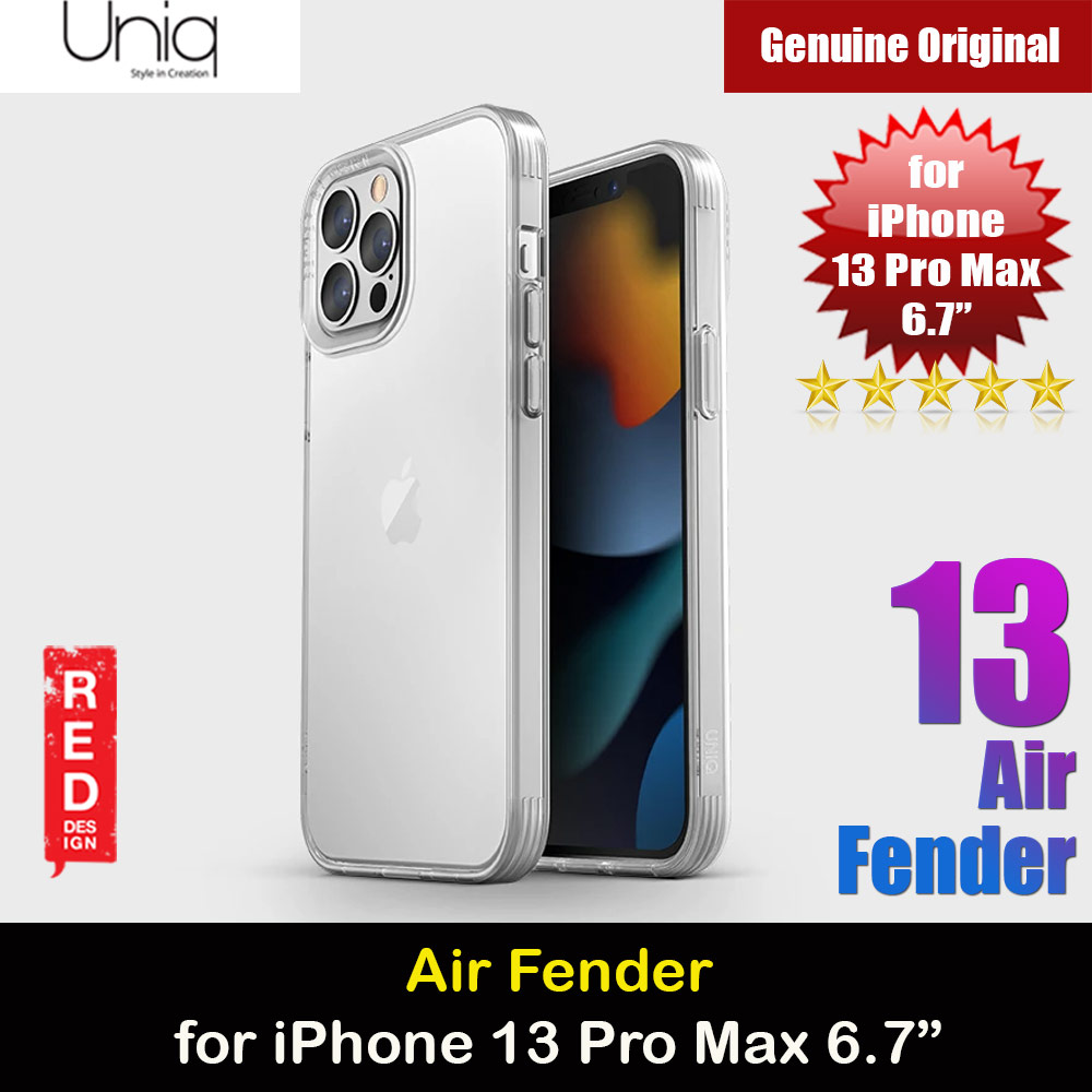 Picture of Uniq Hybrid Air Fender Soft TPU Drop Protection Case for iPhone 13 Pro Max 6.7 (Nude Transparent) Apple iPhone 13 Pro Max 6.7- Apple iPhone 13 Pro Max 6.7 Cases, Apple iPhone 13 Pro Max 6.7 Covers, iPad Cases and a wide selection of Apple iPhone 13 Pro Max 6.7 Accessories in Malaysia, Sabah, Sarawak and Singapore 
