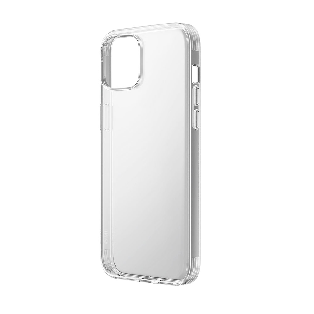 Picture of Apple iPhone 14 6.1 Case | Uniq Air Fender Slim Ultra Light Flex Soft Drop Protection Case for iPhone 14 6.1 (Nule Transparent Clear)