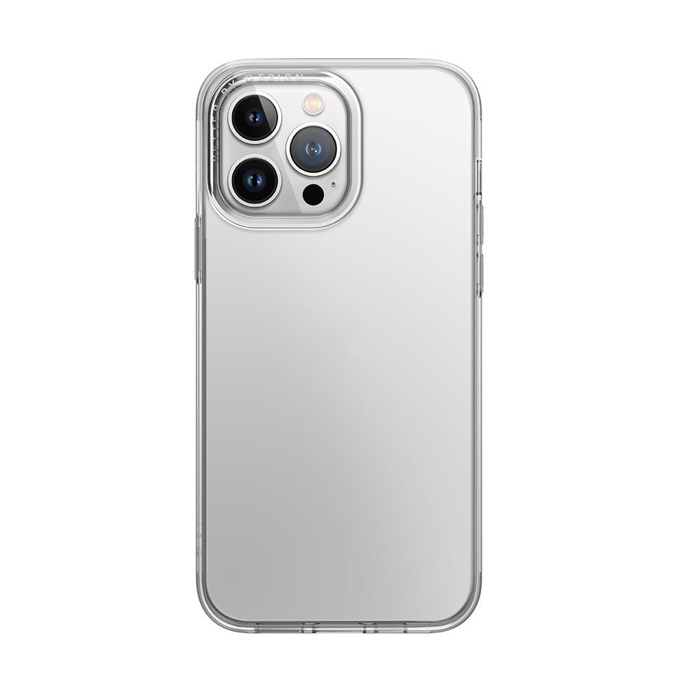 Picture of Apple iPhone 14 Pro Max 6.7 Case | Uniq Air Fender Slim Ultra Light Flex Soft Drop Protection Case for iPhone 14 Pro Max 6.7 (Nule Transparent Clear)