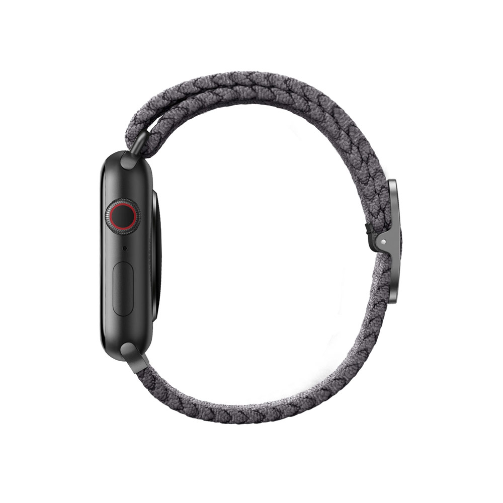 Picture of Apple Watch 44mm  | Uniq Aspen Woven Soft Breathable Comfort Strap for Apple Watch 42mm 44mm Series 1 2 3 4 5 6 SE Nike (Grey)