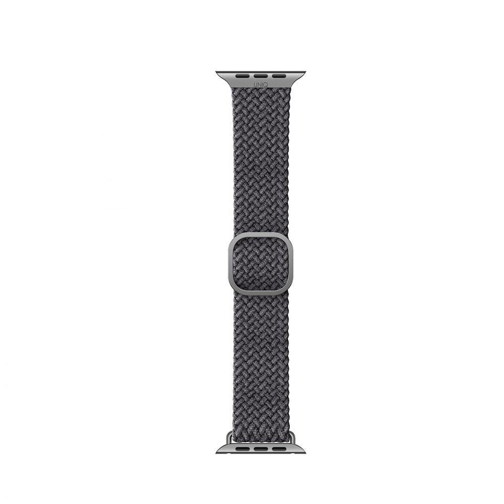 Picture of Apple Watch 44mm  | Uniq Aspen Woven Soft Breathable Comfort Strap for Apple Watch 42mm 44mm Series 1 2 3 4 5 6 SE Nike (Grey)