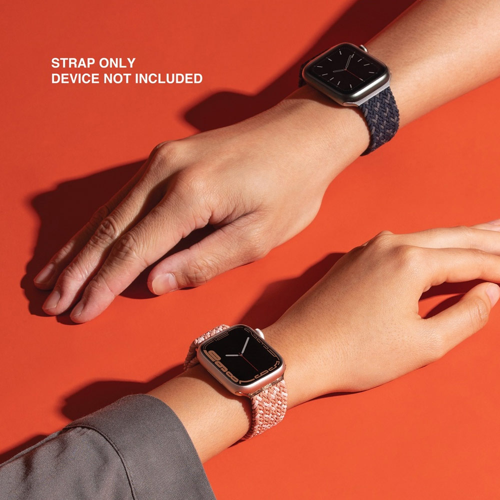 Picture of Apple Watch 38mm | Uniq Aspen Woven Soft Breathable Comfort Strap for Apple Watch 41mm 40mm 38mm Series 1 2 3 4 5 6 7 SE Nike (Light Blue)