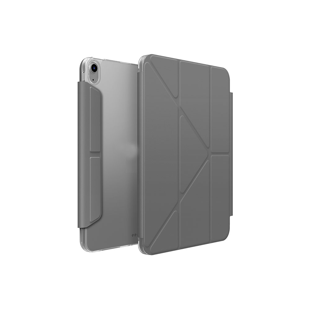 Picture of Apple iPad Air 11 M3 2025 Case | Uniq Camden Click Flip Cover Stand Case for iPad Air 11 M2 M3 2024 2025 (Grey)