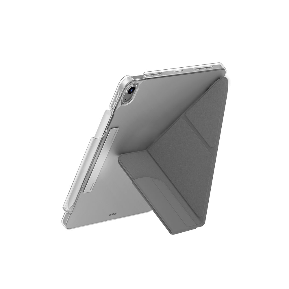 Picture of Apple iPad Air 11 M3 2025 Case | Uniq Camden Click Flip Cover Stand Case for iPad Air 11 M2 M3 2024 2025 (Grey)