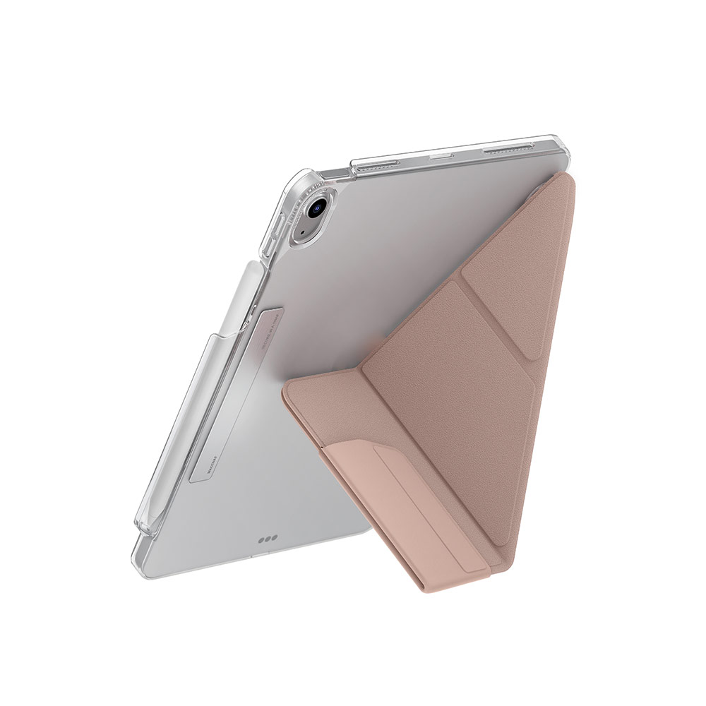 Picture of Apple iPad Air 11 M3 2025 Case | Uniq Camden Click Flip Cover Stand Case for iPad Air 11 M2 2024 M2 2025 (Pink)
