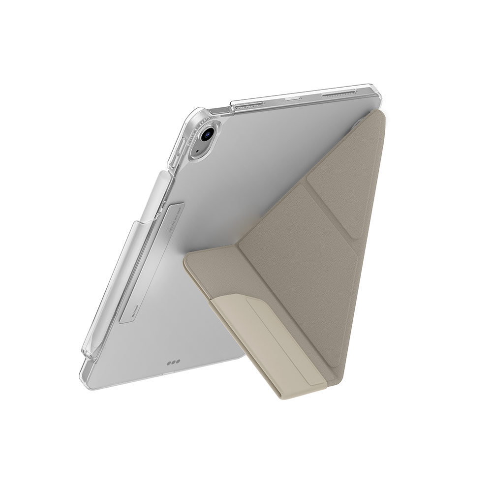 Picture of Apple iPad Air 10.9 2020 Case | Uniq Camden Click Flip Cover Stand Case for iPad Air 10.9 4th Gen 5th Gen 2020 2022 (Ivory)
