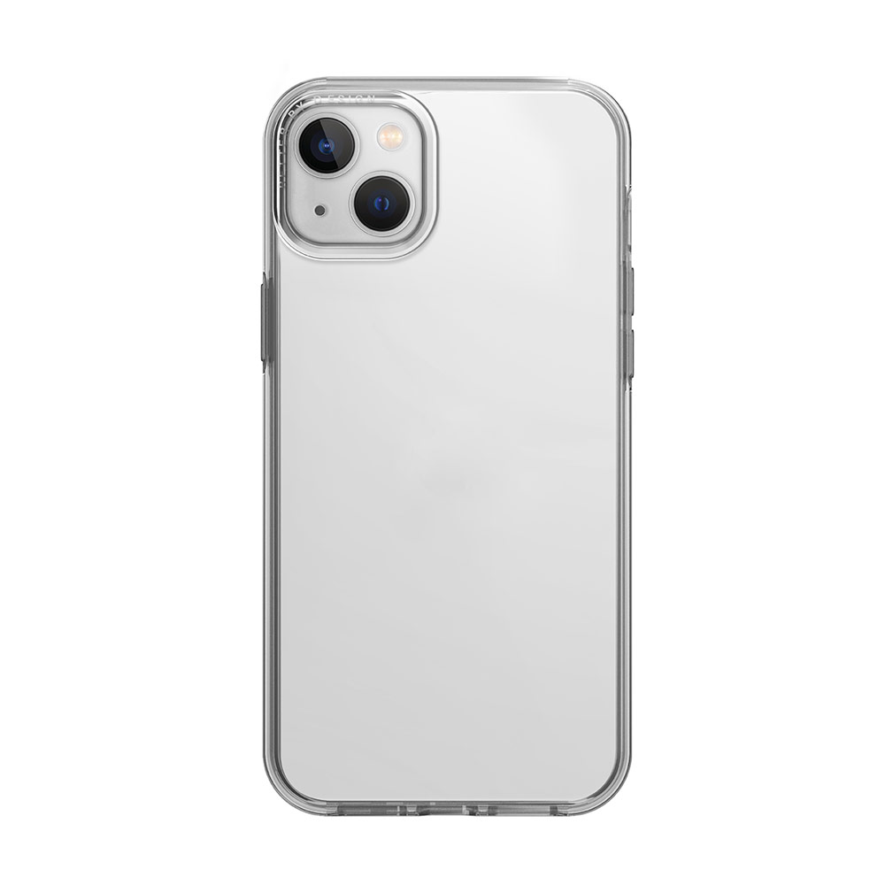 Picture of Apple iPhone 14 6.1 Case | Uniq Clarion Hybrid Dual Defense Ultra Tough Drop Protection Case for iPhone 14 6.1 (Clear Lucent)