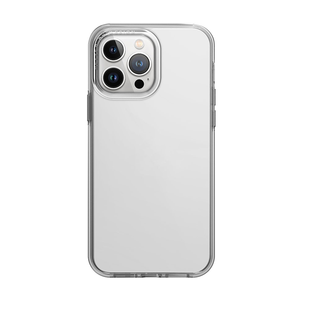 Picture of Apple iPhone 14 Pro 6.1 Case | Uniq Clarion Hybrid Dual Defense Ultra Tough Drop Protection Case for iPhone 14 Pro 6.1 (Clear Lucent)