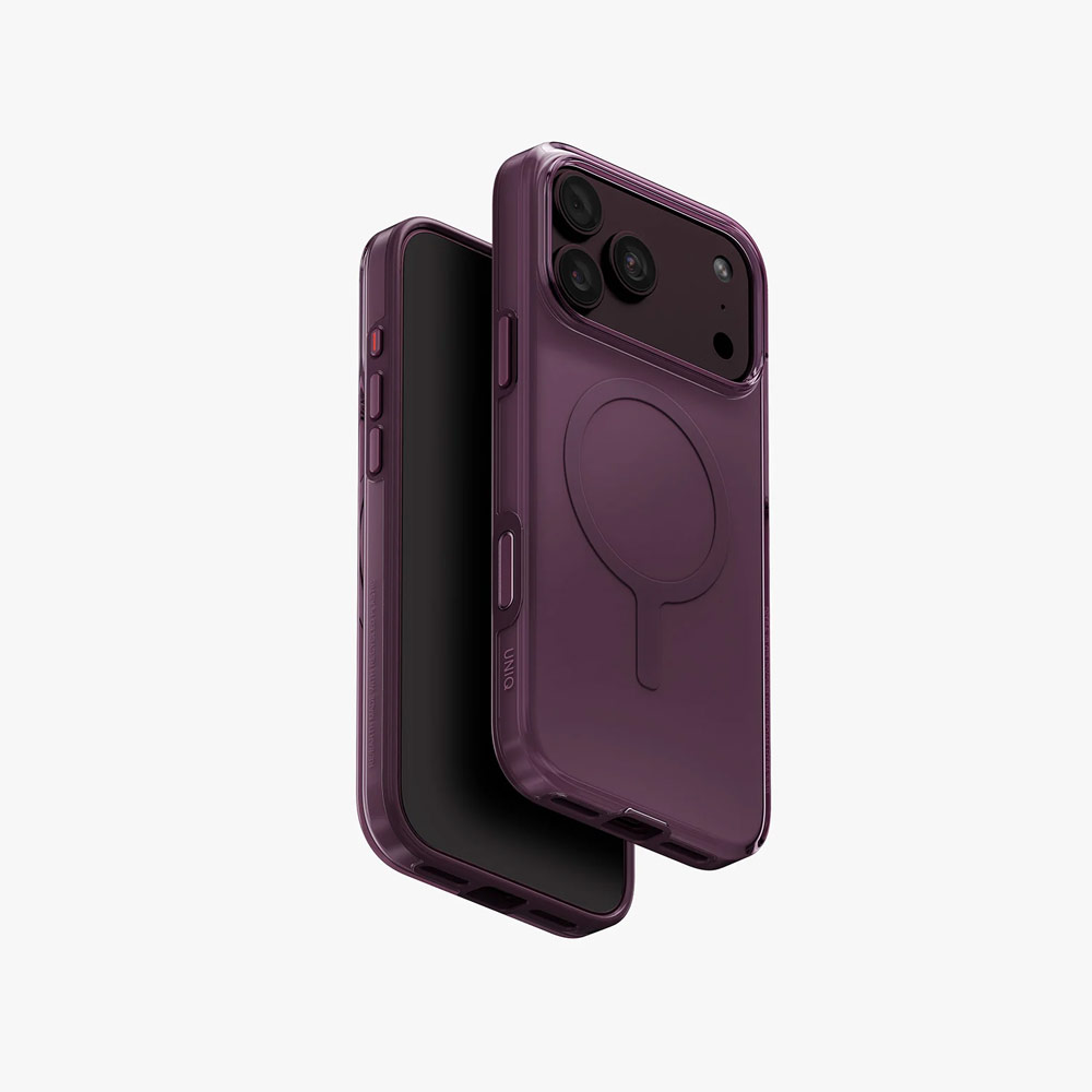 Picture of Apple iPhone 18 Pro Max Case | Uniq Clario MagClick Eco-Friendly Drop Protection Case with Camera Control Button for iPhone 18 Pro Max 6.9 - Fig Purple