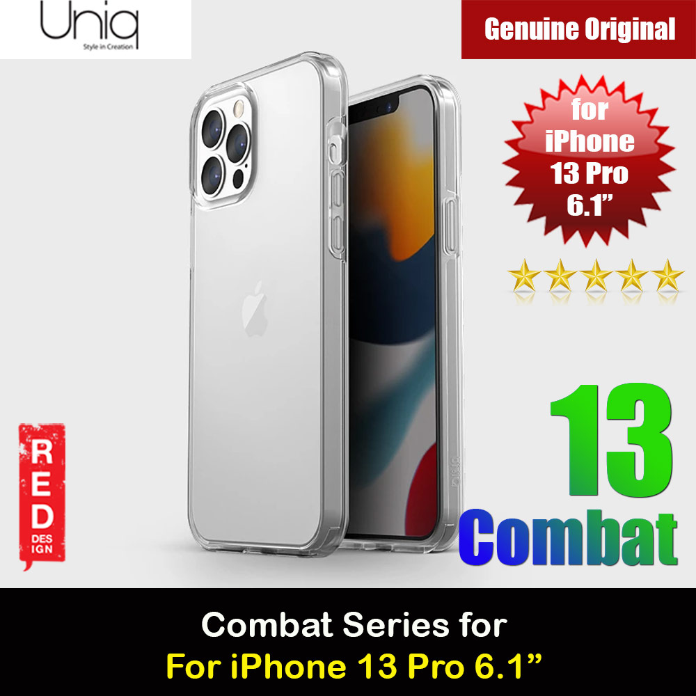 Picture of Uniq Clarion Dual Defense Ultra Tough Drop Protection Case for iPhone 13 Pro 6.1 (Clear) Apple iPhone 13 Pro 6.1- Apple iPhone 13 Pro 6.1 Cases, Apple iPhone 13 Pro 6.1 Covers, iPad Cases and a wide selection of Apple iPhone 13 Pro 6.1 Accessories in Malaysia, Sabah, Sarawak and Singapore 