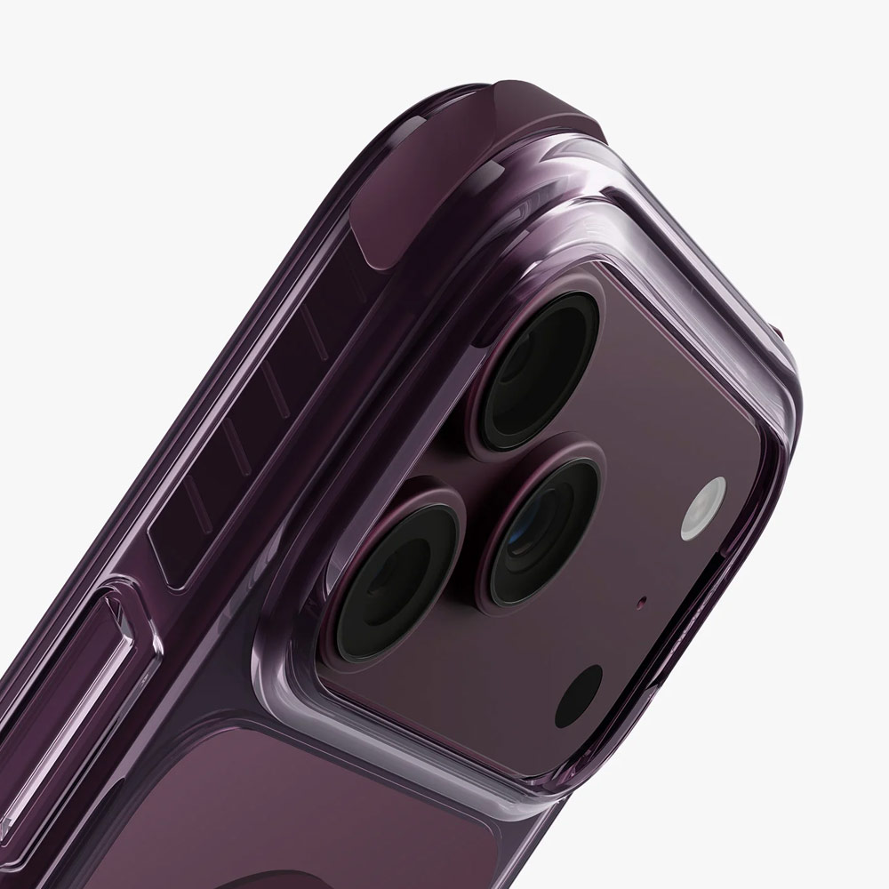 Picture of Apple iPhone 18 Pro Case | Uniq Combat Triple-Layered Protective MagClick Drop Protection Case with Camera Control Button for iPhone 18 Pro 6.3 - Deep Purple