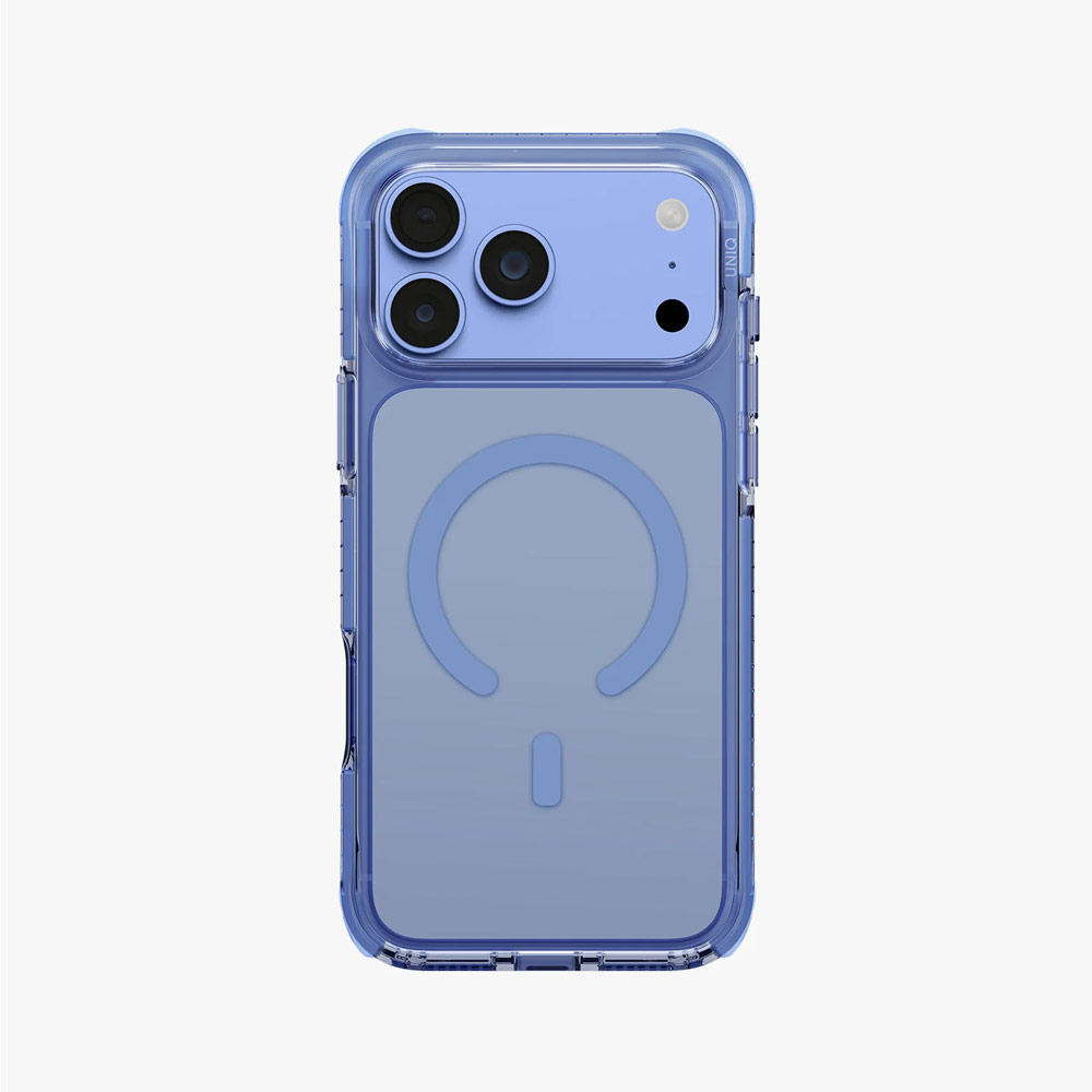 Picture of Apple iPhone 18 Pro Case | Uniq Combat Triple-Layered Protective MagClick Drop Protection Case with Camera Control Button for iPhone 18 Pro 6.3 - Polar Blue