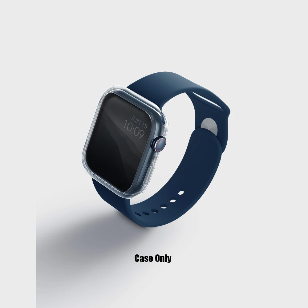 Picture of Apple Watch 45mm Case | Uniq Glase TPU Slim cover case for Apple Watch 45mm Series 7 Case (Dual Color Pack )