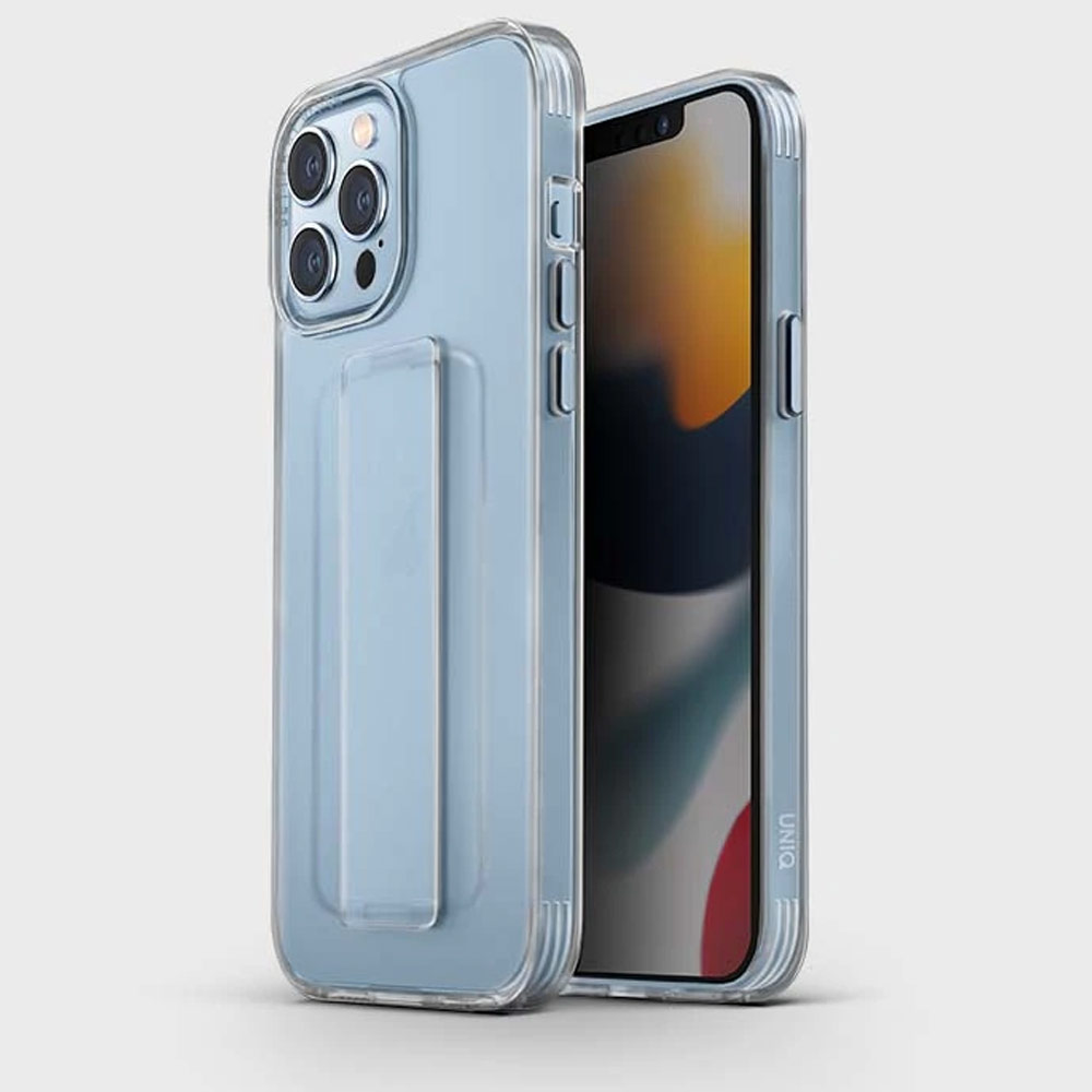 Picture of Apple iPhone 13 Pro 6.1 Case | Uniq Heldro Free Grip Flex Grip Sporty Drop Protection Case with Wrist Strap for iPhone 13 Pro 6.1 (Lucent Clear)