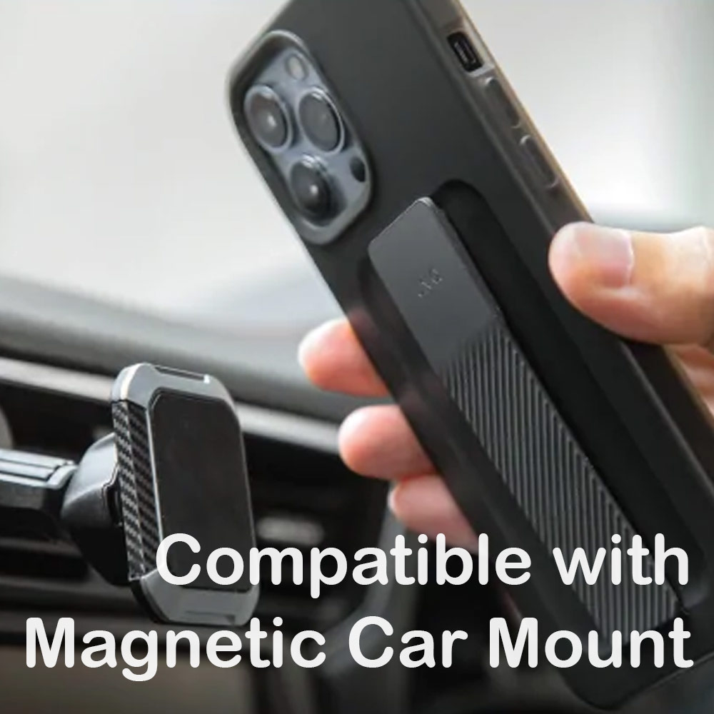 Picture of Apple iPhone 14 Plus 6.7 Case | Uniq Heldro Mount Hand Grip Design Drop Protection Case for iPhone 14 Plus 6.7 (Lucent Clear)