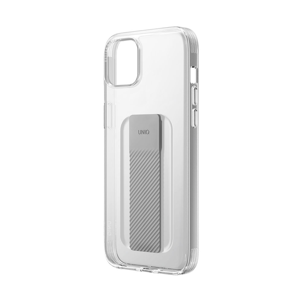 Picture of Apple iPhone 14 Pro 6.1 Case | Uniq Heldro Free Grip Flex Grip Sporty Drop Protection Case with Wrist Strap for iPhone 14 Pro 6.1 (Lucent Clear)