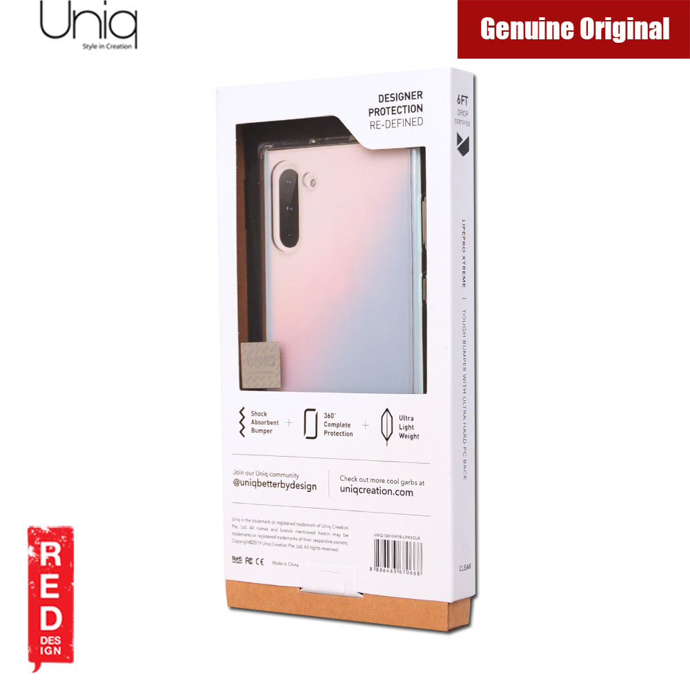 Picture of Samsung Galaxy Note 10 Case | Uniq Lifepro Extreme Protection Case for Samsung Galaxy Note 10 (Clear)