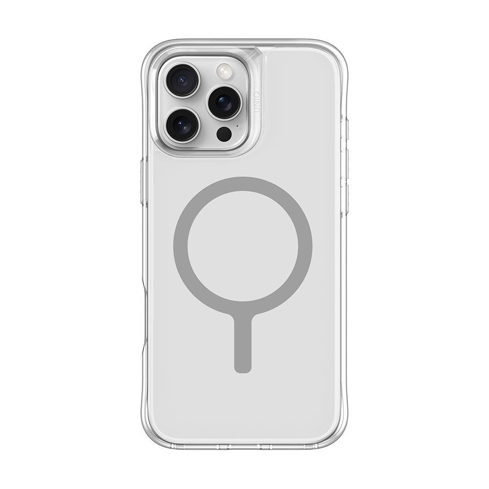 Picture of Apple iPhone 16 Pro Max 6.9 Case | Uniq LifePro Xtreme Magclick Slim Thin Clear Transparent Magsafe Magnetic Drop Protection Case for iPhone 16 Pro Max 6.9 (Clear Frost)
