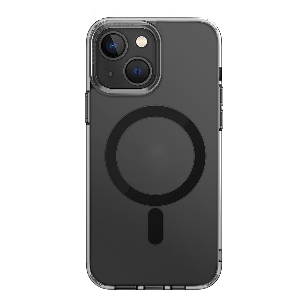 Picture of Apple iPhone 14 6.1 Case | Uniq MagClick LifePro Xtreme Drop Protection Magsafe Compatible Magnetic Case for iPhone 14 6.1 (Magsafe Compatible Smoke)