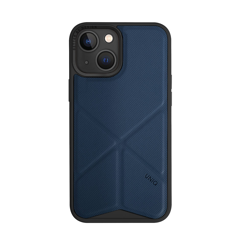 Picture of Apple iPhone 14 6.1 Case | Uniq MagClick Transforma Drop Protection Stand Case Magsafe Compatible for iPhone 14 6.1 (Electric Blue)