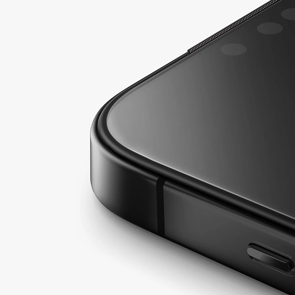 Picture of Apple iPhone 17 6.3 Screen Protector | Uniq Optix Covex Privacy Anti View Anti Peep Tempered Glass Screen Protector with Installation Helper Kit for iPhone 17 6.3 (Privacy)