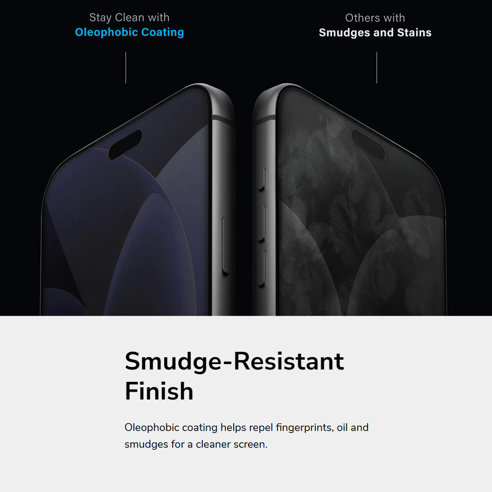Picture of Apple iPhone 18 Pro Screen Protector | Uniq Optix Covex Vivid Tempered Glass Screen Protector for iPhone 18 Pro - Clear