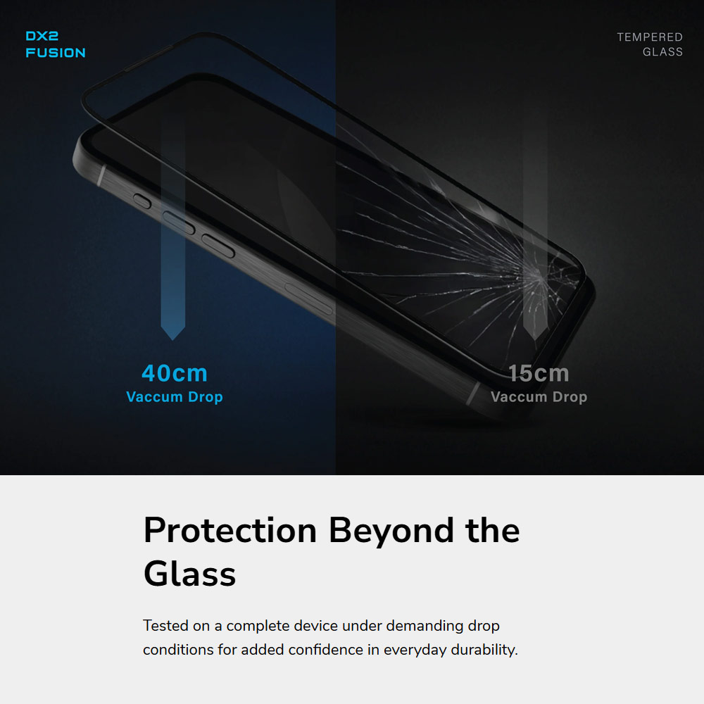 Picture of Apple iPhone 18 Pro Max Screen Protector | Uniq Optix Covex Privacy Anti-Glare Tempered Glass Screen Protector for iPhone 18 Pro Max  - 2 Way Privacy Anti-Glare