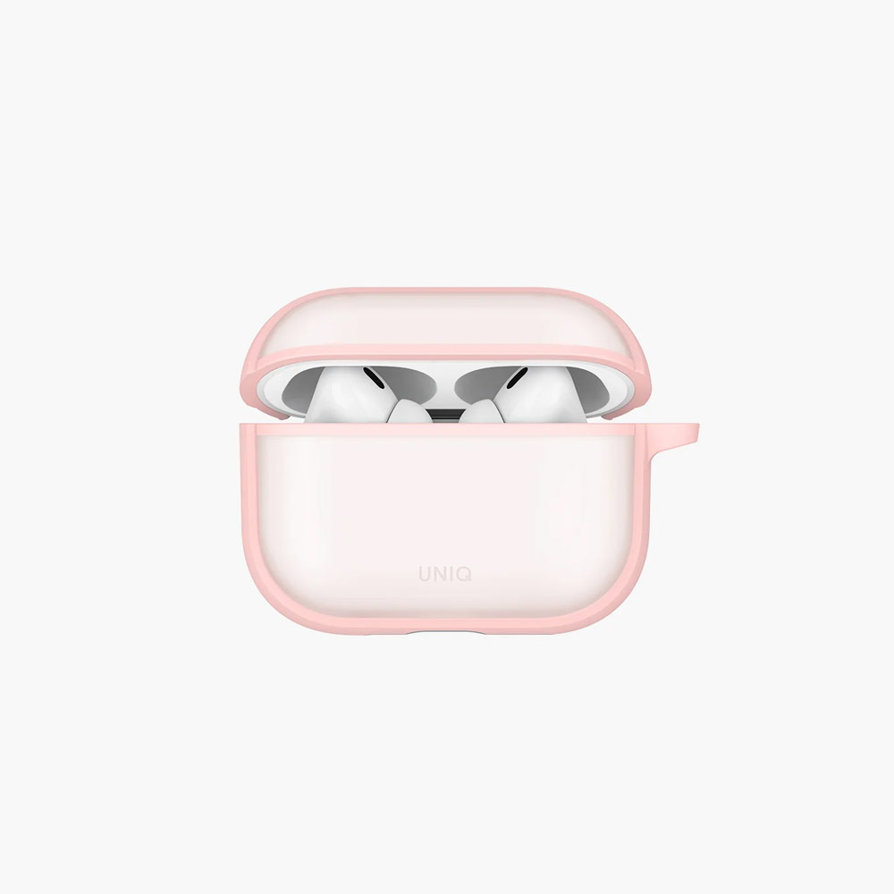 Picture of Apple Airpods Pro 3 Case | Uniq Veren Frosted Shield Case for Airpods Pro 3 3rd Gen 2025 (Pink)