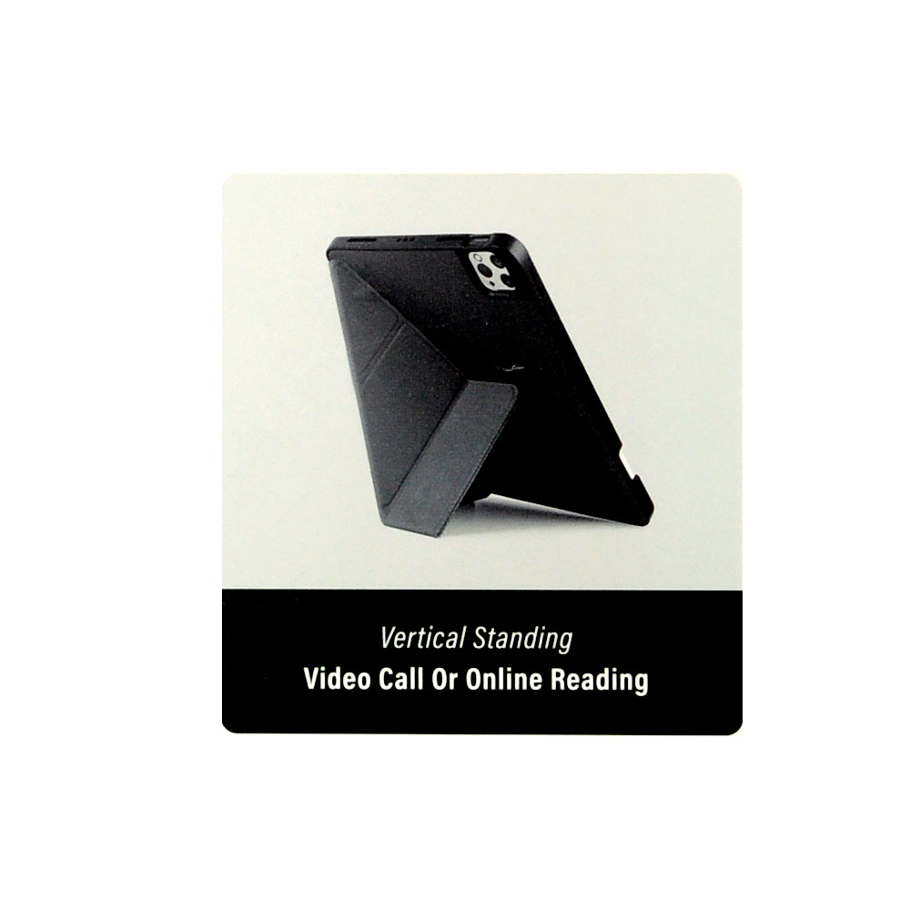 Picture of Apple iPad Pro 11 3rd gen 2021 Case | Viva Madrid Elegant Protection Flip and Standable Case with Integrated Pencil Holder for Apple iPad Pro 11 3rd Gen  2021 (Black)