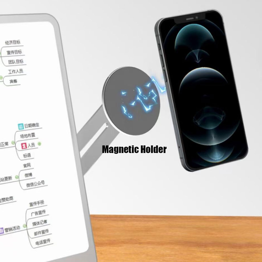 Picture of Apple MacBook Pro Retina 13" | Wiwu Laptop Extender Magnetic Phone Bracket Attachable to Macbook Notebook Asus Lenovo HP Monitor for iPhone 12 Pro Max Series