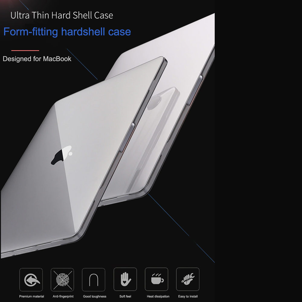 Picture of Apple Macbook Pro 14.2 2021 Case | WIWU iSHIELD Slim Fit Hard Shell Protection Case for Apple Macbook Pro 14.2" 2021 A2442(Matte Black)