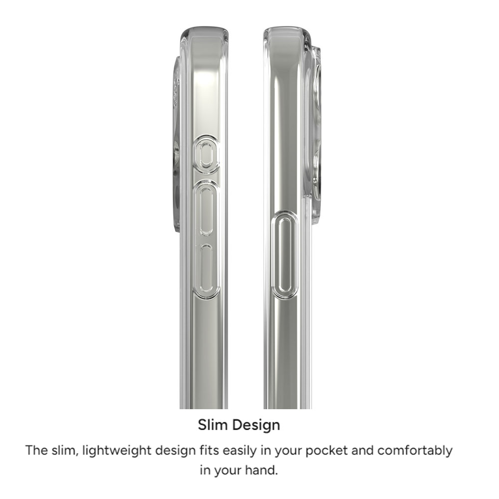 Picture of Apple iPhone 15 Pro Max 6.7 Case | Zagg Crystal Palace Snap Anti Yellow Magnetic Drop Protection Case for iPhone 15 Pro Max 6.7 (Clear)