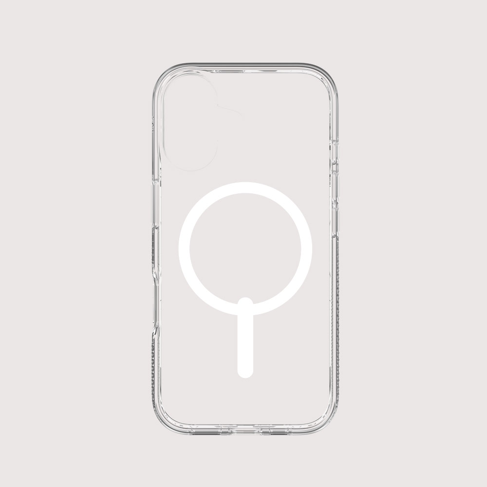 Picture of Apple iPhone 16 6.1 Case | Zagg Crystal Palace Snap Anti Yellow Magnetic Drop Protection Case for iPhone 16 6.1 (Clear)