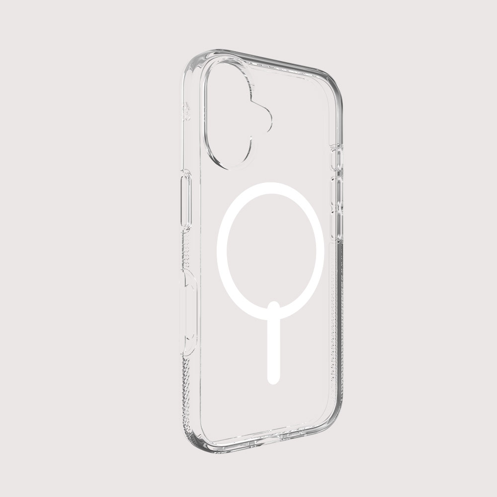 Picture of Apple iPhone 16 6.1 Case | Zagg Crystal Palace Snap Anti Yellow Magnetic Drop Protection Case for iPhone 16 6.1 (Clear)