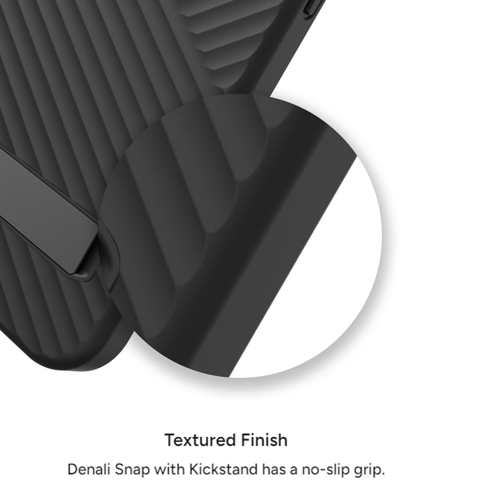 Picture of Apple iPhone 15 Pro 6.1 Case | Zagg Denali Snap Kickstand Magnetic Dual Layer Drop Protection Case for iPhone 15 Pro 6.1 (Blue)