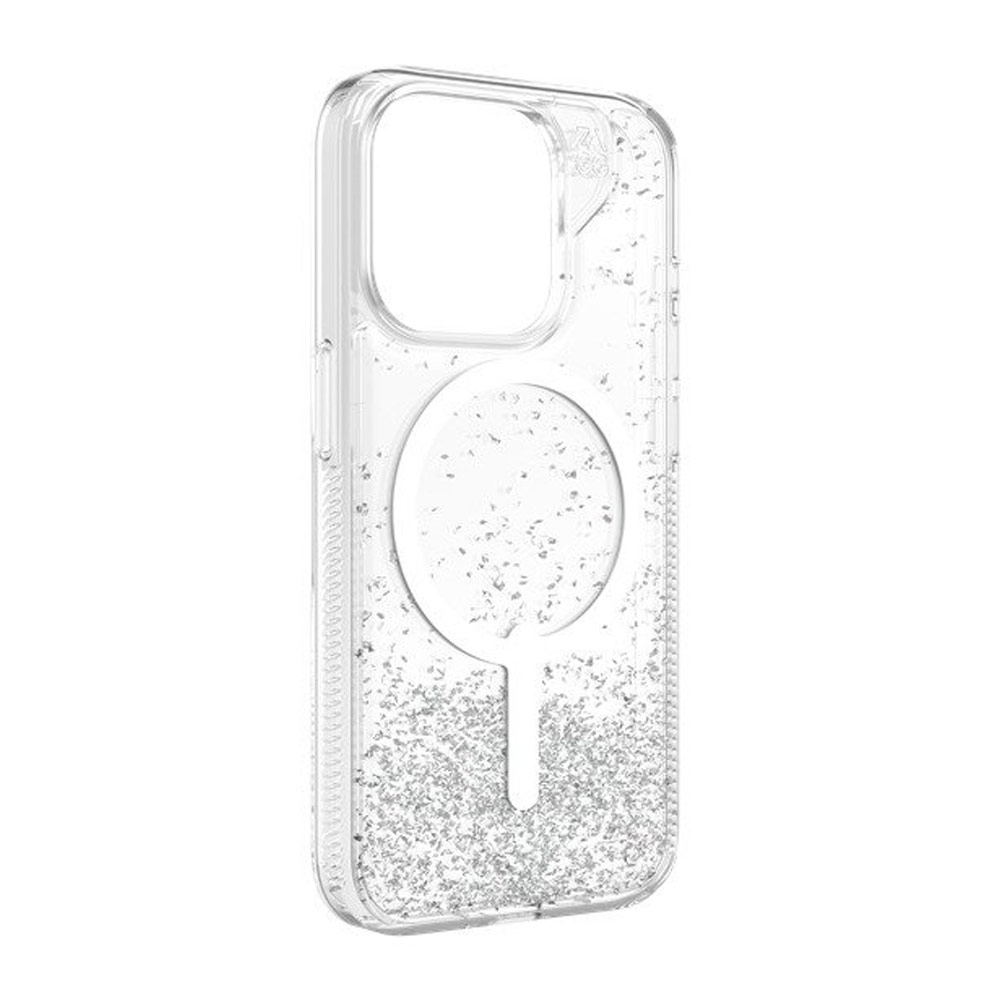 Picture of Apple iPhone 15 Pro Max 6.7 Case | Zagg Essential Sparkling Glitter Snap Magnetic Drop Protection Case for iPhone 15 Pro Max 6.7 (Matte)