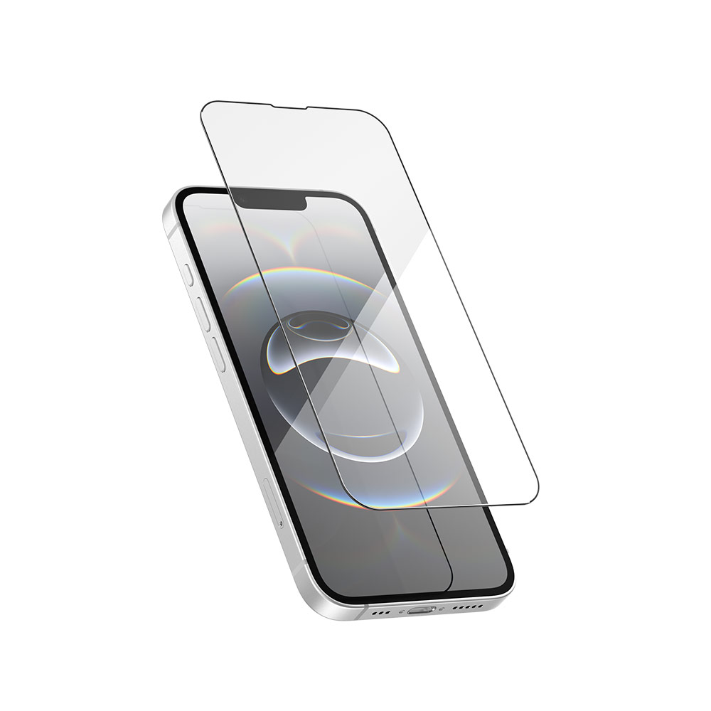 Picture of Apple iPhone 13 6.1 Screen Protector | Zagg iPhone 16e iPhone 14 iPhone 13 iPhone 13 Pro Tempered Glass Screen Protector Glass Plus Edge (Clear)