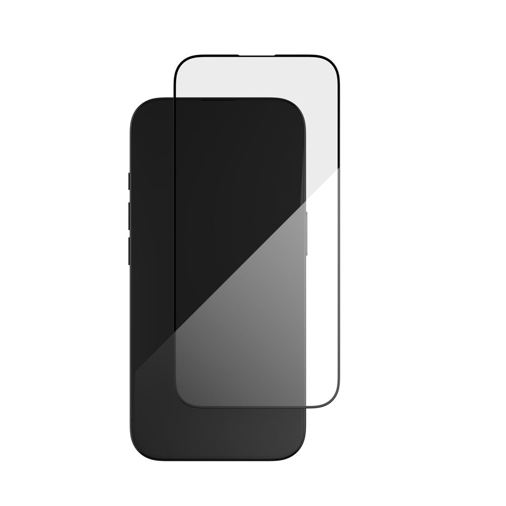 Picture of Apple iPhone 16 6.1 Screen Protector | Zagg Glass Plus Edge Tempered Glass Screen Protector with Easy Installation Tray for iPhone 16  6.1 (Clear)