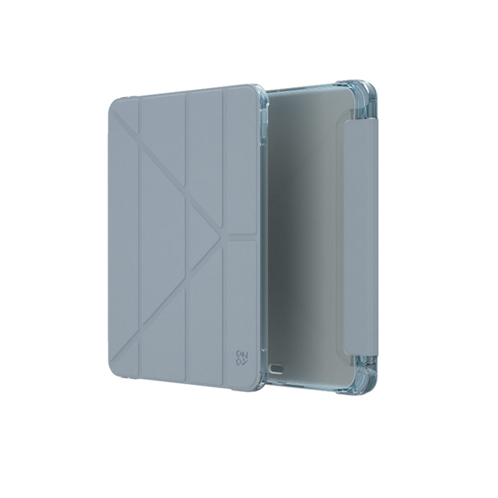 Picture of Apple iPad Pro 11 M4 2024 Case | Zagg Hampton Folio Protection Flip Stand Case for iPad Pro 11 M4 2024 (Light Blue)