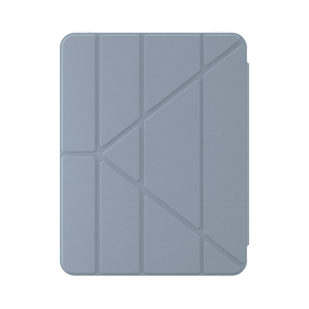 Picture of Apple iPad Air 13 M3 2025 Case | Zagg Hampton Folio Protection Flip Stand Case for iPad Air 13 M2 2024 M3 2025 (Light Blue)