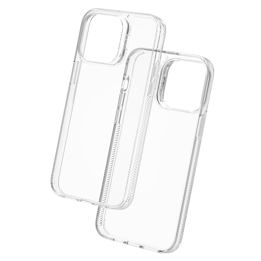 Picture of Apple iPhone 14 Pro 6.1 Case | Zagg Slim Improved Grip Drop Protection Case for iPhone 14 Pro 6.1 (Clear)