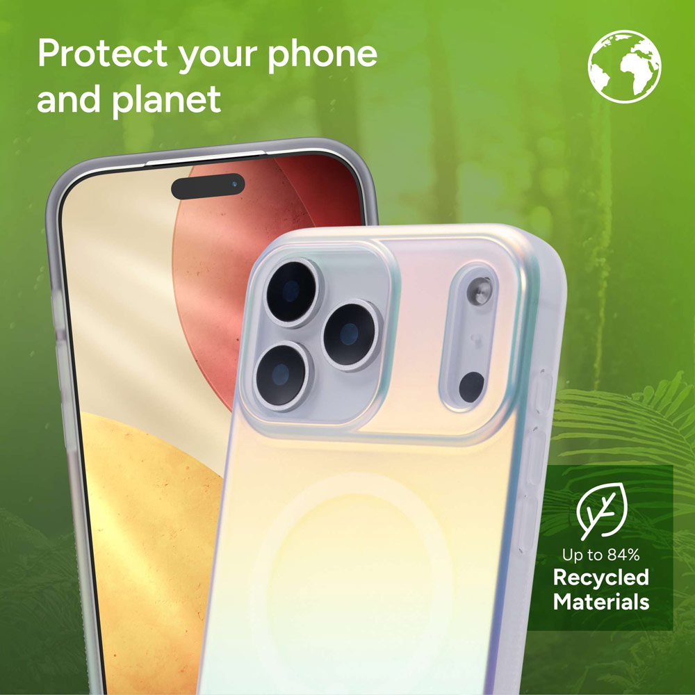 Picture of Apple iPhone 17 Pro 6.3 Case | Zagg Milan Snap Magnetic Drop Protection Case for iPhone 17 Pro 6.3 (Iridescent)