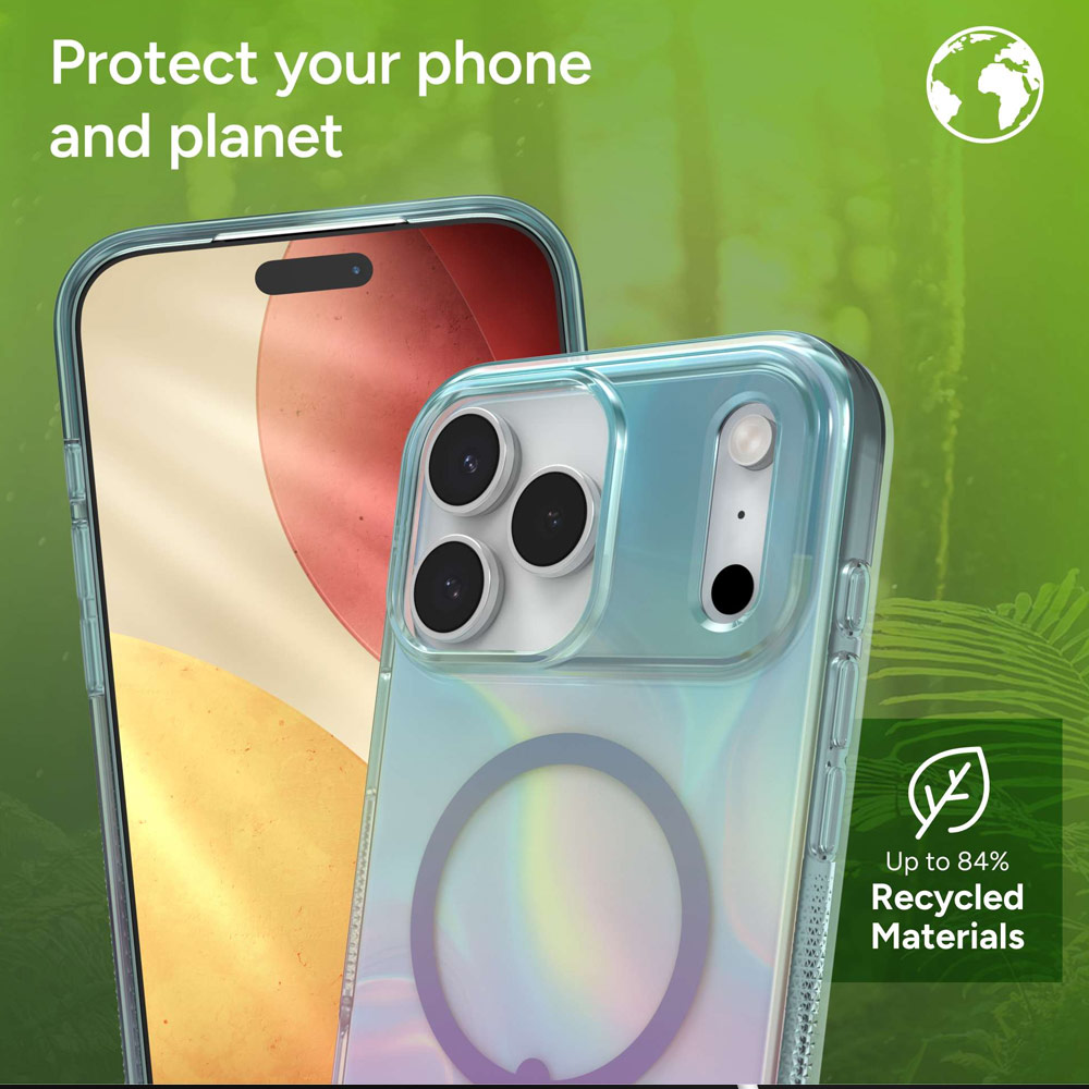 Picture of Apple iPhone 17 Pro Max 6.9 Case | Zagg Milan Snap Magnetic Drop Protection Case for iPhone 17 Pro Max 6.9 (Iridescent Light)