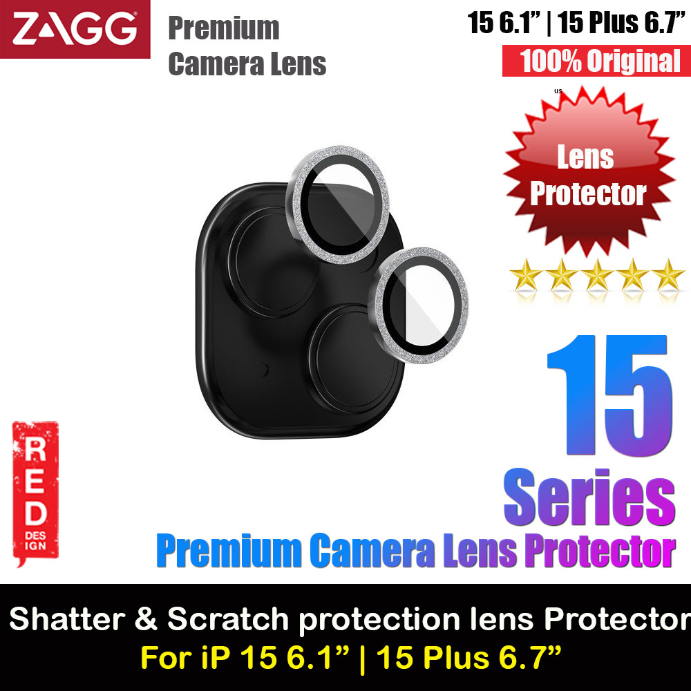 Picture of ZAGG Glass Luxury Camera Lens Frame Protector For IPhone 15 Plus 6.7 15 6.1 (Glitter) Apple iPhone 15 6.1- Apple iPhone 15 6.1 Cases, Apple iPhone 15 6.1 Covers, iPad Cases and a wide selection of Apple iPhone 15 6.1 Accessories in Malaysia, Sabah, Sarawak and Singapore 