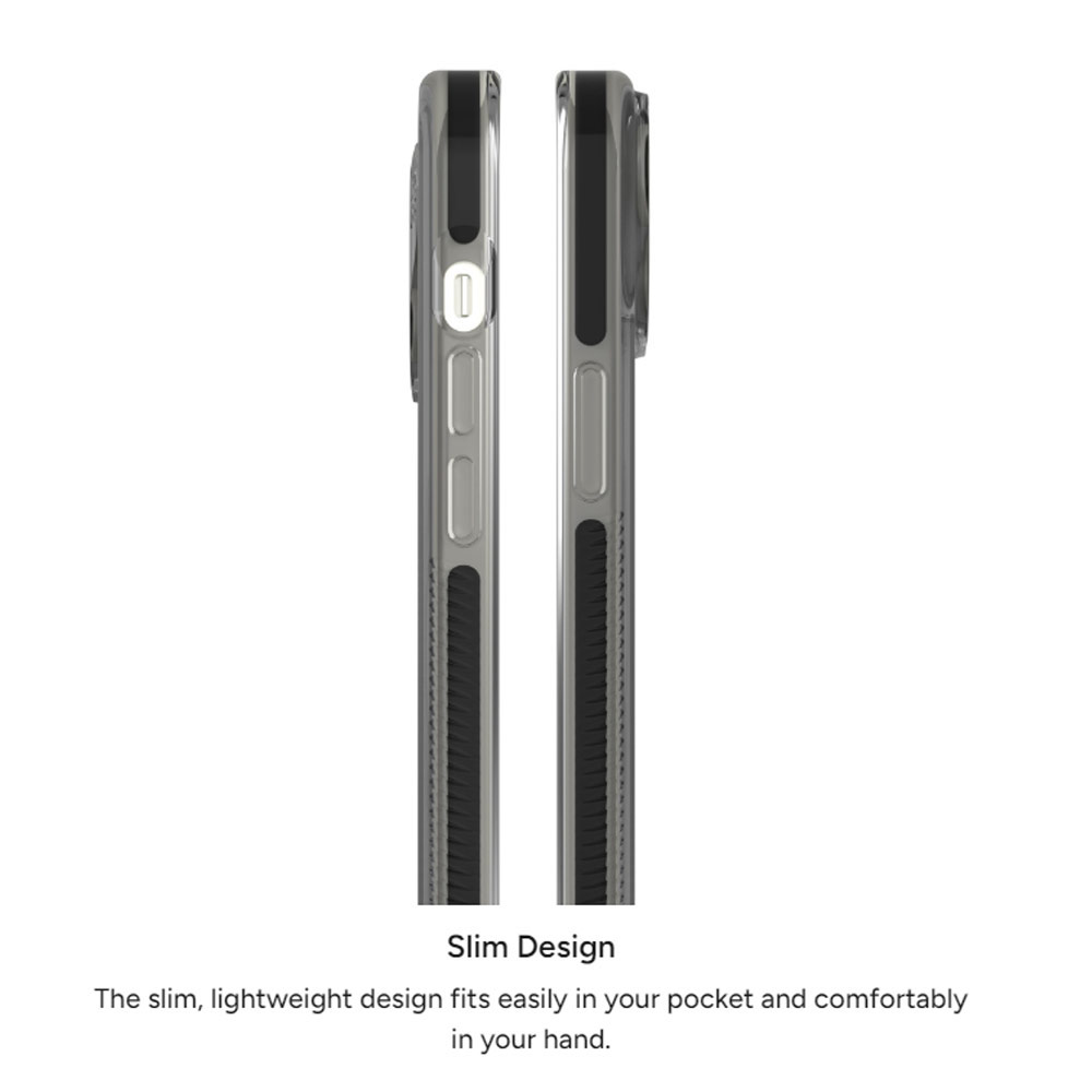 Picture of Apple iPhone 15 6.1 Case | Zagg Santa Cruz Snap Magnetic Slim Lightweight Non Slip Drop Protection Case for iPhone 15 6.1 (Black)