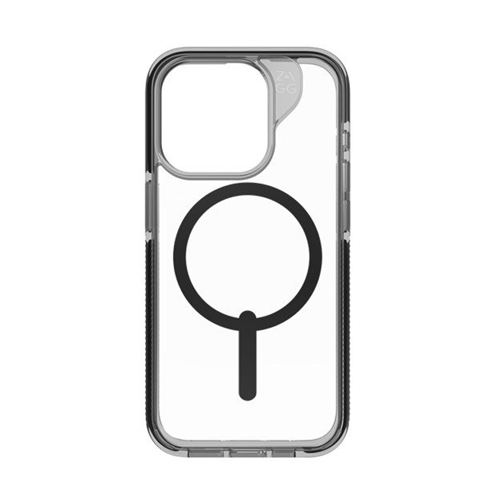 Picture of Apple iPhone 15 Pro 6.1 Case | Zagg Santa Cruz Snap Magnetic Slim Lightweight Non Slip Drop Protection Case for iPhone 15 Pro 6.1 (Black)